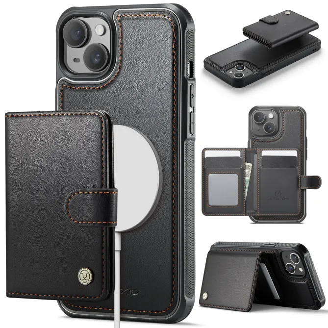 Coque iPhone 13 porte-cartes détachable MagSafe | J09