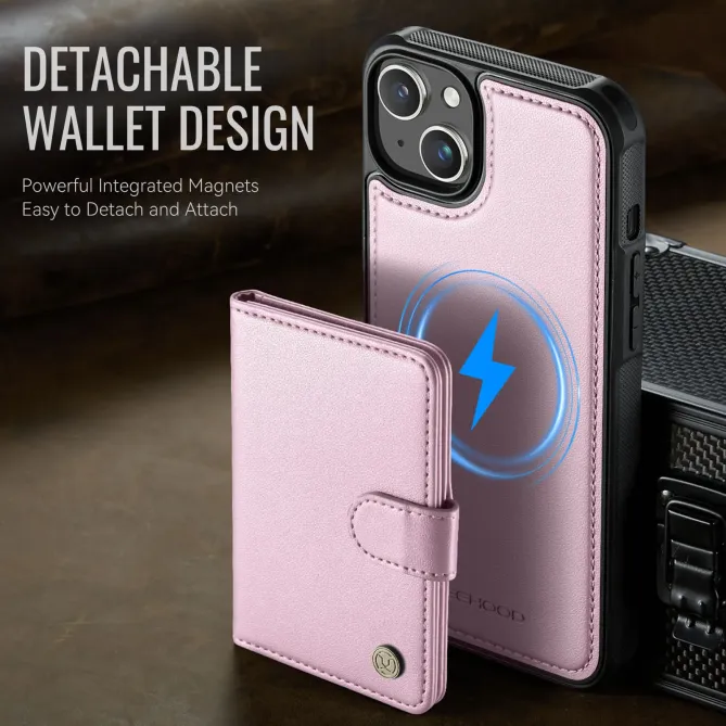 Coque iPhone 13 porte-cartes détachable MagSafe | J09