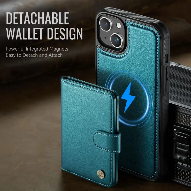 Coque iPhone 13 porte-cartes détachable MagSafe | J09