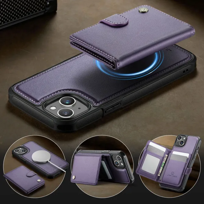 Coque iPhone 13 porte-cartes détachable MagSafe | J09