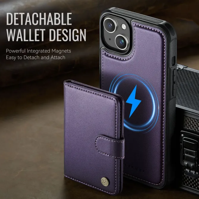 Coque iPhone 13 porte-cartes détachable MagSafe | J09