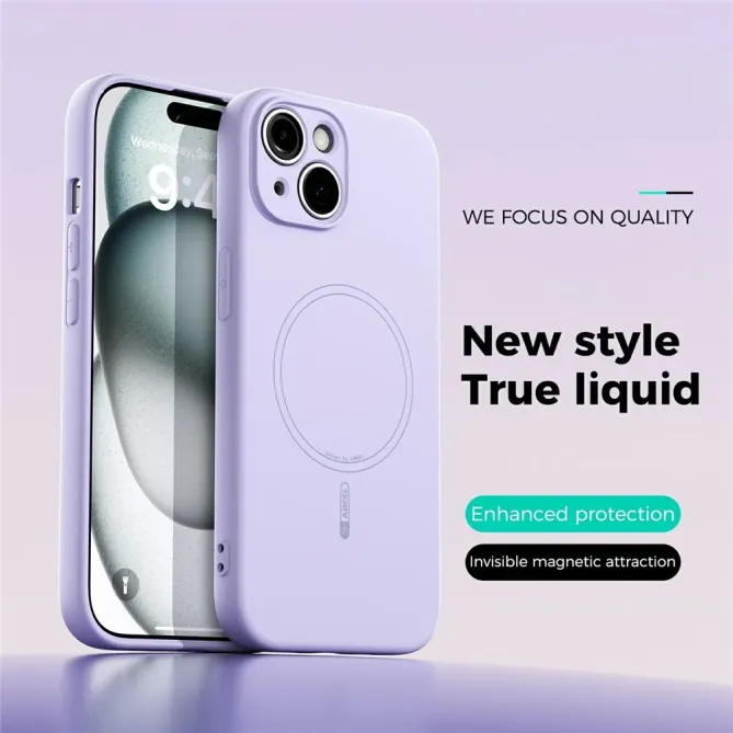 Coque iPhone 13 MagSafe Silicone Liquide