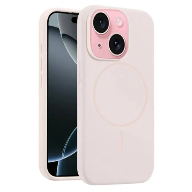 Coque iPhone 14 / 13 Silicone Liquide compatible MagSafe Antichoc