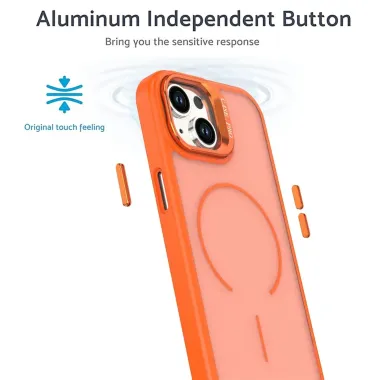 Coque iPhone 14 / 13 compatible MagSafe avec support caméra pliable