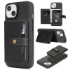 Coque iPhone 13 porte-cartes détachable compatible MagSafe avec suppor