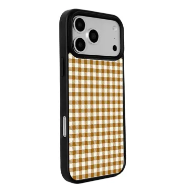 Coque iPhone 17 Pro Max MagSafe motif carreaux et étoiles