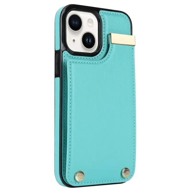 Coque iPhone 13 porte-cartes dos simili cuir