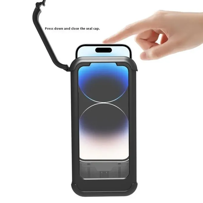 Support téléphone moto vélo étanche tactile anti-buée pour GPS