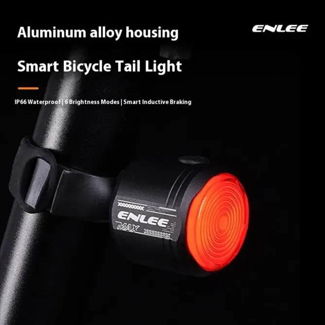 Feu arrière vélo intelligent capteur freinage étanche IP66