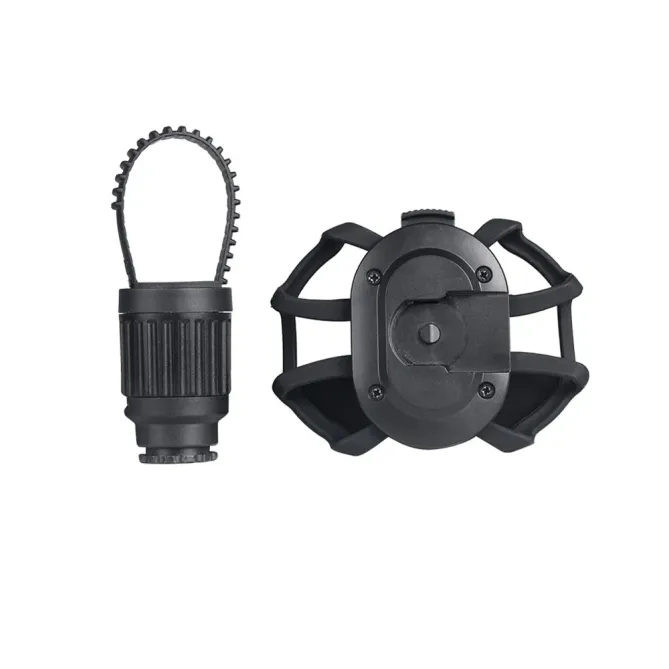 Support téléphone vélo silicone rotatif universel fixation souple