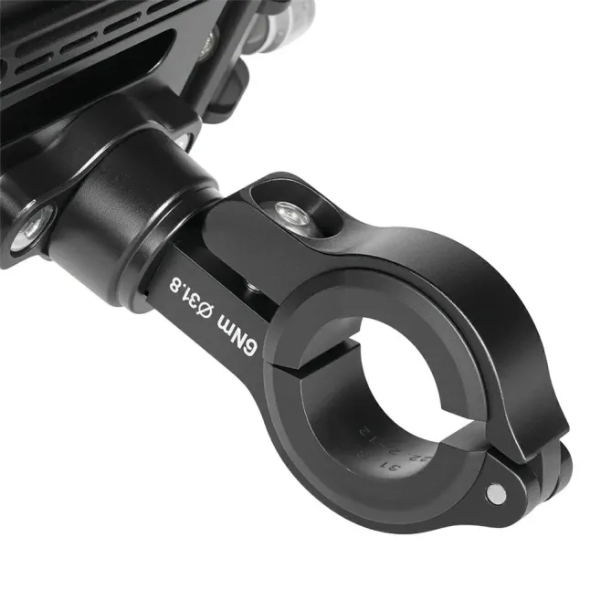 Support téléphone vélo aluminium rotation 360 fixation rapide universe