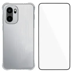 Pack OnePlus 15R | Coque Coins Renforcés Transparente avec Verre Tremp