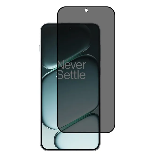 Protection écran OnePlus 15R Anti-Espion 2.5D Contour Noir