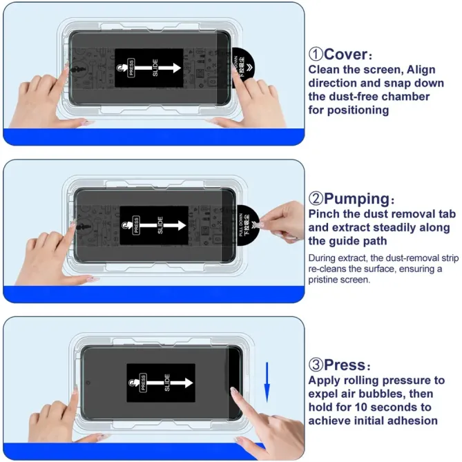Verre Trempé Realme GT 8 Pro Kit Installation Automatique Anti-Poussiè