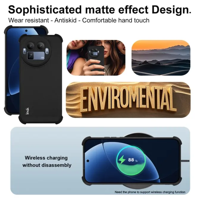 Coque Realme GT 8 Pro class protect - Noir mat