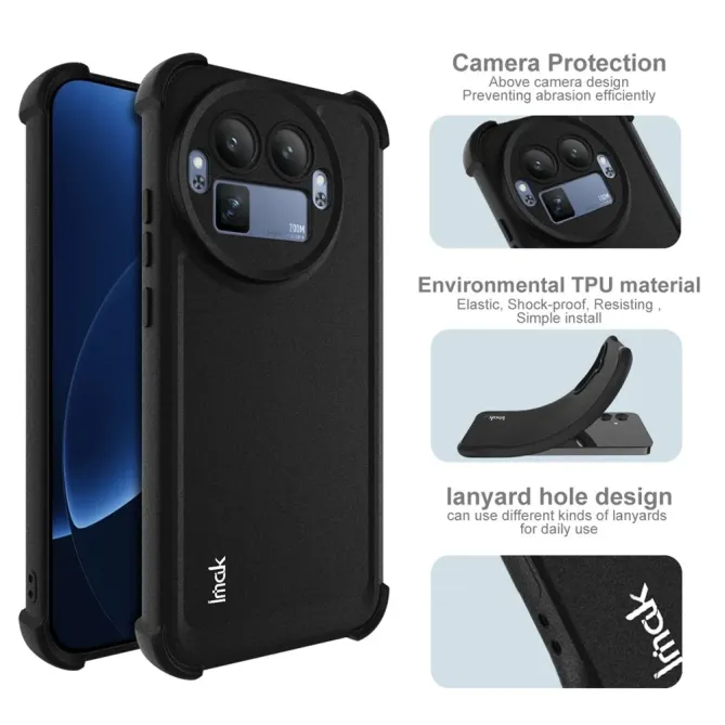 Coque Realme GT 8 Pro class protect - Noir mat
