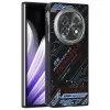 Coque Oppo Find N5 Design Circuit Bleu et Rouge