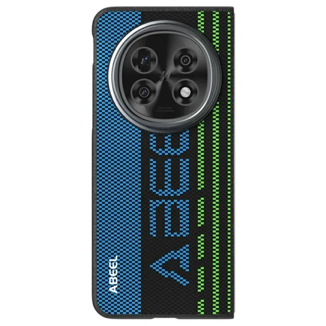 Coque Oppo Find N5 Racing Compatible MagSafe - Bleu