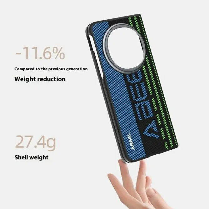 Coque Oppo Find N5 Racing Compatible MagSafe - Bleu