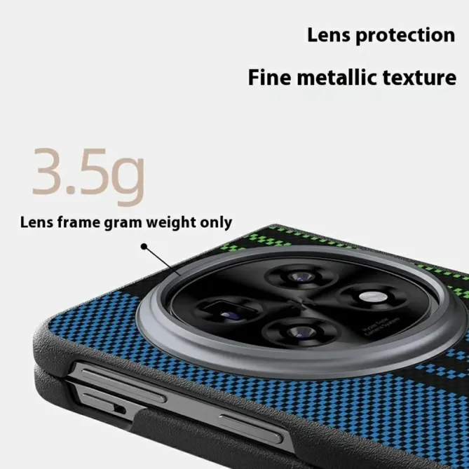 Coque Oppo Find N5 Racing Compatible MagSafe - Bleu