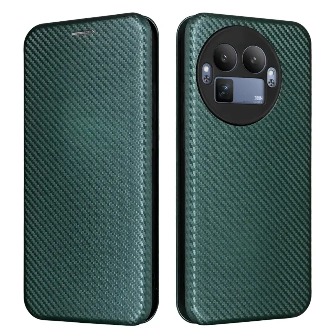 Flip Cover Realme GT 8 Pro design fibre de carbone