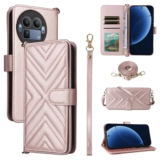 Housse Realme GT 8 Pro Bandoulière Matelassée