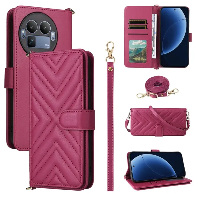 Housse Realme GT 8 Pro Bandoulière Matelassée