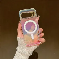 Coque Google Pixel 10 Pro rigide effet dégradé compatible MagSafe