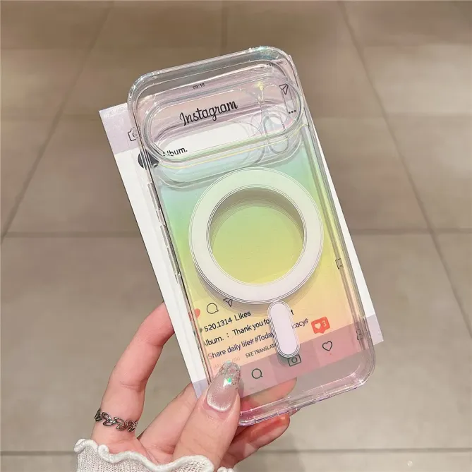 Coque Google Pixel 10 Pro rigide effet dégradé compatible MagSafe