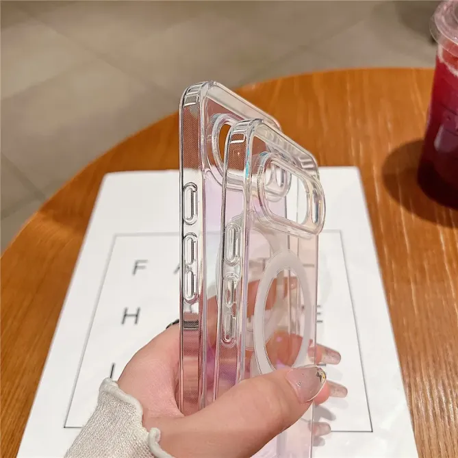 Coque Google Pixel 10 Pro rigide effet dégradé compatible MagSafe