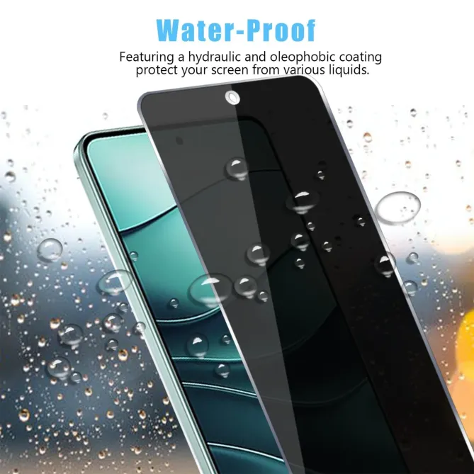 Verre Trempé Anti-espion POCO F8 Pro Confidentialité Bords Noirs 9H+