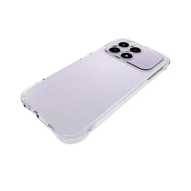Pack Poco F8 Pro | Coque Coins Renforcés Transparente avec Verre Tremp