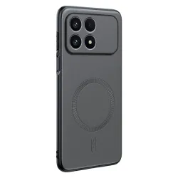 Coque Poco F8 Pro effet cuir MagSafe