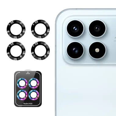 Protection Appareil Photo Poco F8 Pro Verre Trempé Bagues Métal 9H