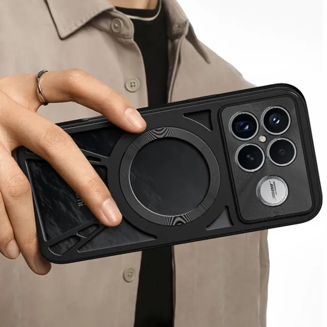 Coque POCO F8 Pro MagSafe Dissipation Thermique Hybride Antichoc Métal