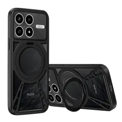 Coque POCO F8 Pro MagSafe Support Anneau Rotatif Antichoc Dissipation