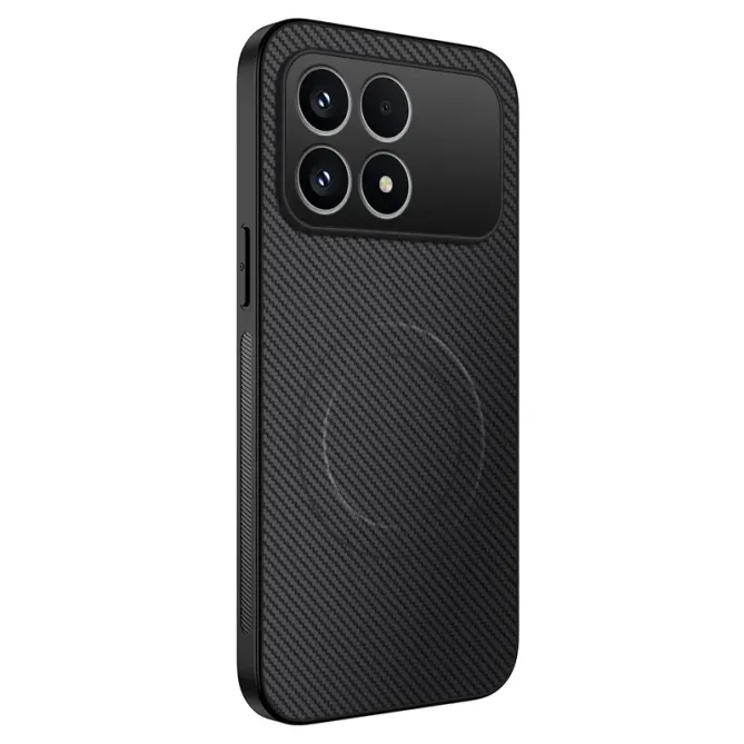 Coque POCO F8 Pro Finition Carbone MagSafe | Raxon