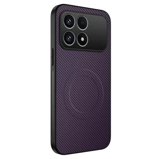 Coque POCO F8 Pro Finition Carbone MagSafe | Raxon