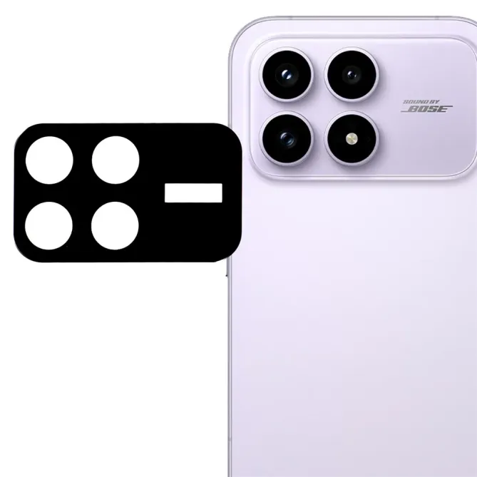 Protection lentille caméra Poco F8 Pro verre trempé HD anti-rayures