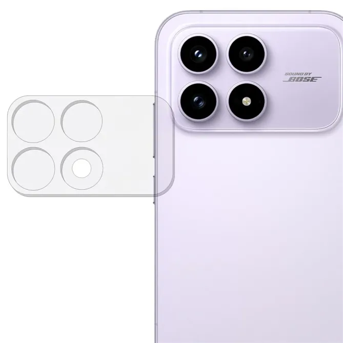 Protection lentille caméra Poco F8 Pro verre trempé HD anti-rayures