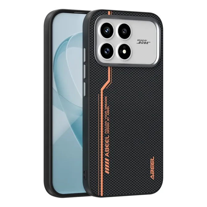 Coque POCO F8 Pro Racing Noir et Orange