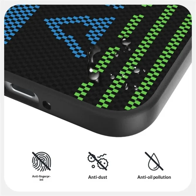 Coque POCO F8 Pro Racing Compatible MagSafe - Bleu