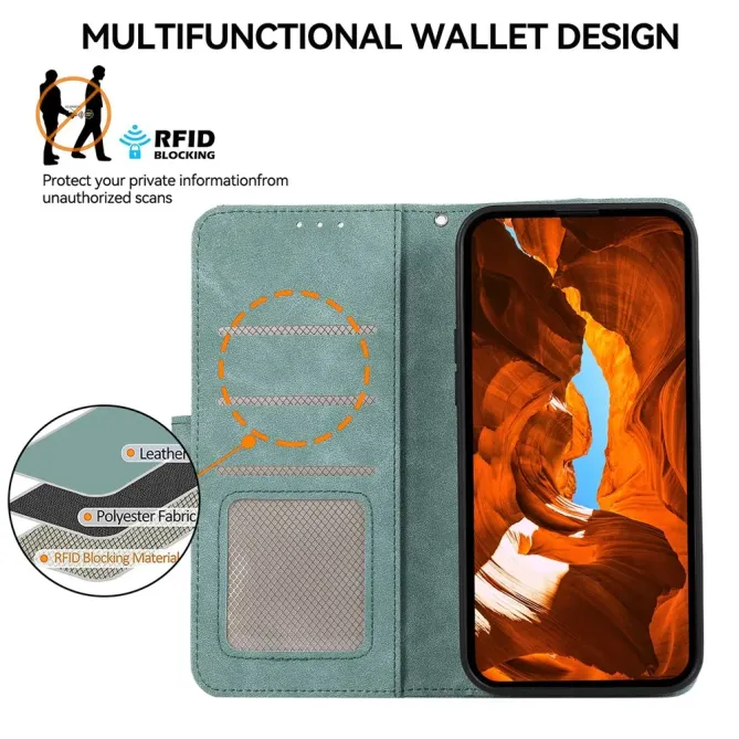 Housse Poco F8 Pro RFID Bicolore Velvet