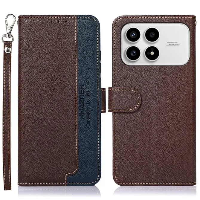 Housse Poco F8 Pro KHAZNEH coutures apparentes