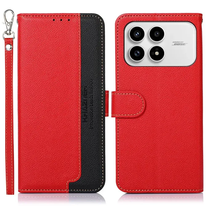 Housse Poco F8 Pro KHAZNEH coutures apparentes