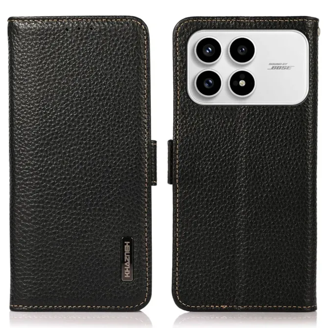 Housse Poco F8 Pro KHAZNEH cuir grainé first