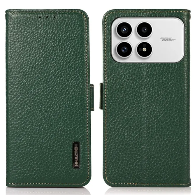 Housse Poco F8 Pro KHAZNEH cuir grainé first