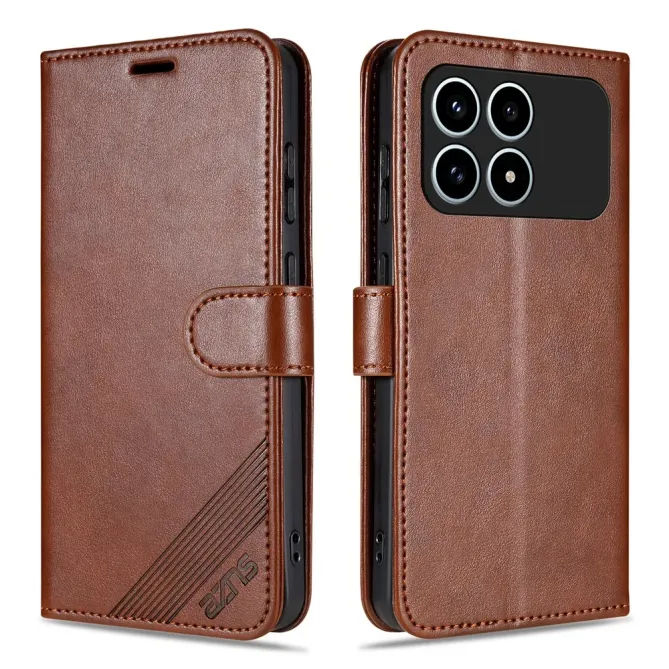 Housse Poco F8 Pro AZNS Simili Cuir
