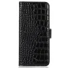 Housse POCO F8 Pro cuir véritable aspect croco