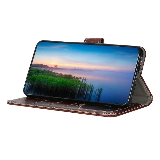 Housse POCO F8 Pro effet cuir luxueux coutures